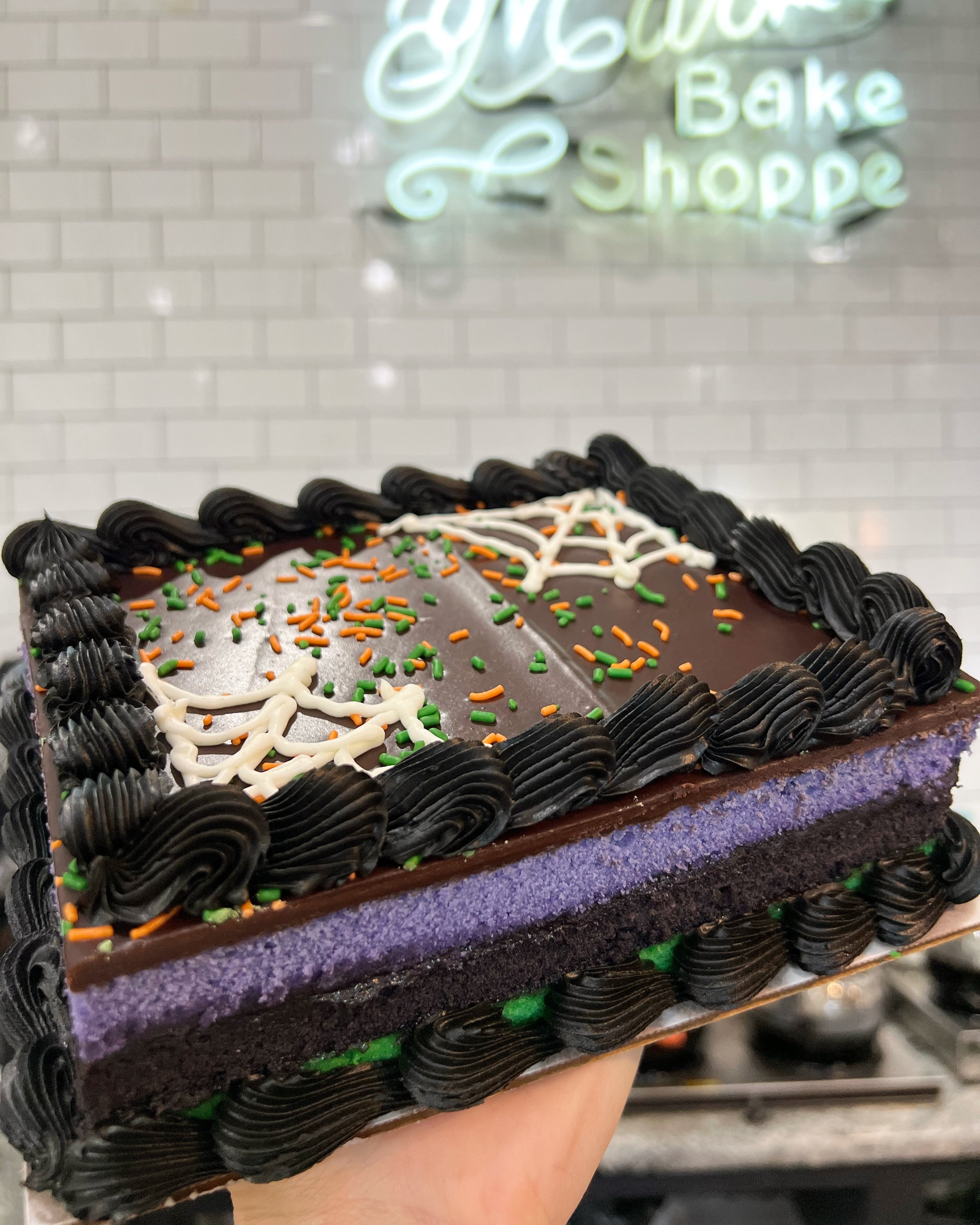 Halloween Rainbow Cookie Cake Mark's Bake Shoppe